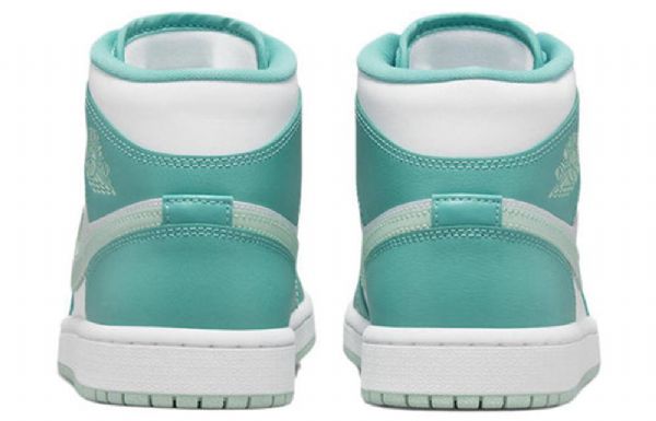 Nike Air Jordan 1 Mid Tops Retro Basketball Sko Til Damer Grøn