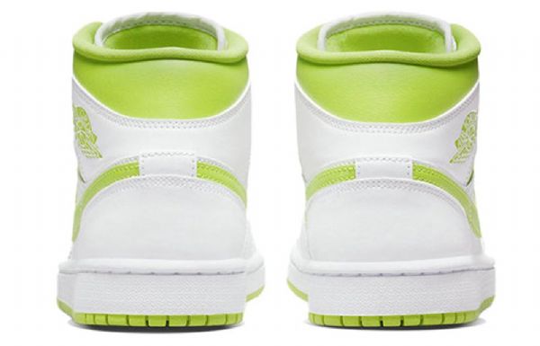 Nike Air Jordan 1 Mid Tops Retro Basketball Sko Til Damer Hvid