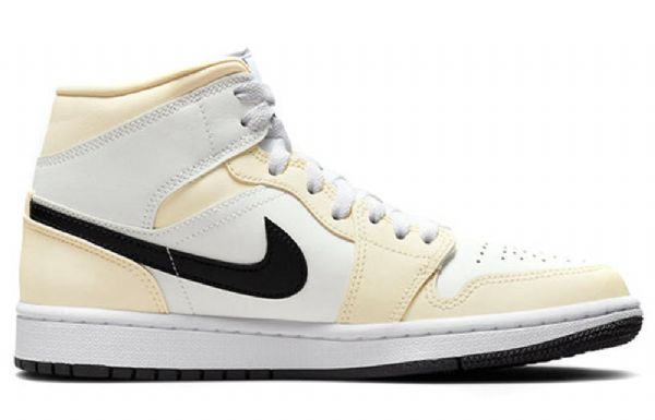 Nike Air Jordan 1 Mid Tops Retro Basketball Sko Til Damer Khaki