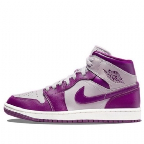 Nike Air Jordan 1 Mid Tops Retro Basketball Sko Til Damer Lilla