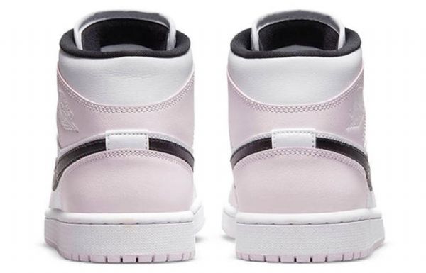 Nike Air Jordan 1 Mid Tops Retro Basketball Sko Til Damer Lyserød