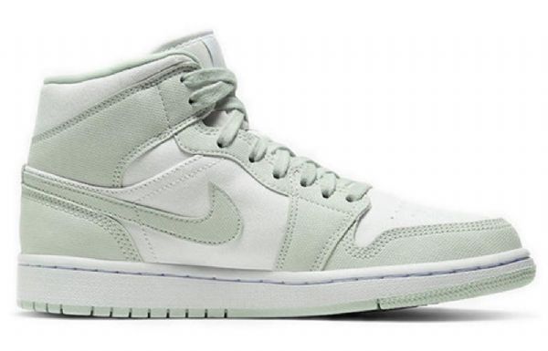 Nike Air Jordan 1 Mid Tops Retro Basketball Sko Til Damer Mint
