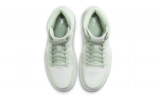 Nike Air Jordan 1 Mid Tops Retro Basketball Sko Til Damer Mint