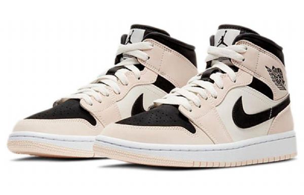 Nike Air Jordan 1 Mid Tops Retro Basketball Sko Til Damer Orange
