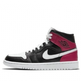 Nike Air Jordan 1 Mid Tops Retro Basketball Sko Til Damer Rød