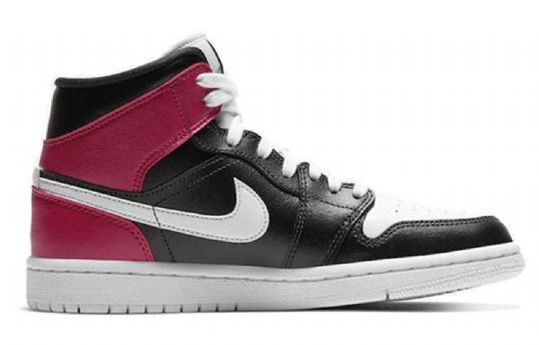 Nike Air Jordan 1 Mid Tops Retro Basketball Sko Til Damer Rød