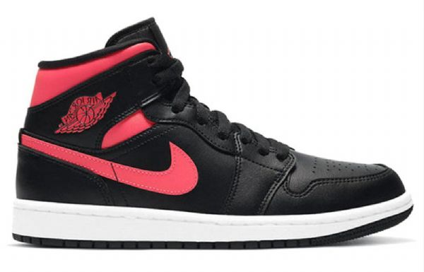 Nike Air Jordan 1 Mid Tops Retro Basketball Sko Til Damer Rød