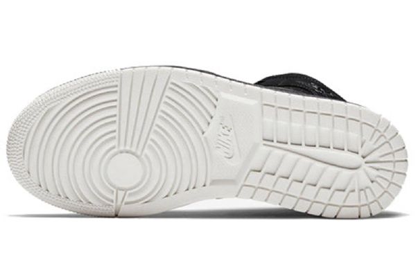 Nike Air Jordan 1 Mid Tops Retro Basketball Sko Til Damer Sort