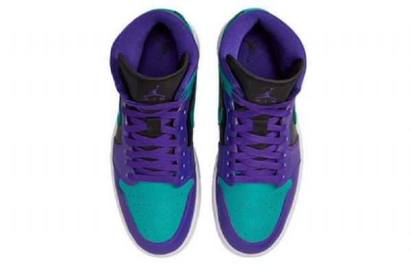 Nike Air Jordan 1 Mid Tops Retro Basketball Sko Til Damer Sort