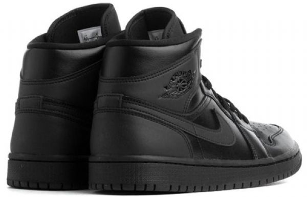 Nike Air Jordan 1 Mid Tops Retro Basketball Sko Til Damer Sort