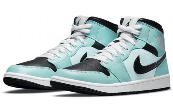 Nike Air Jordan 1 Mid Tops Retro Basketball Sko Til Damer Sort