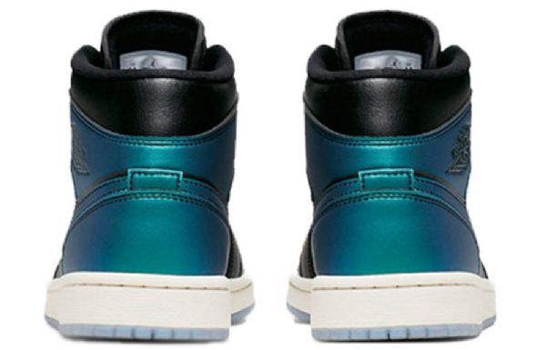 Nike Air Jordan 1 Mid Tops Retro Basketball Sko Til Damer Turkis