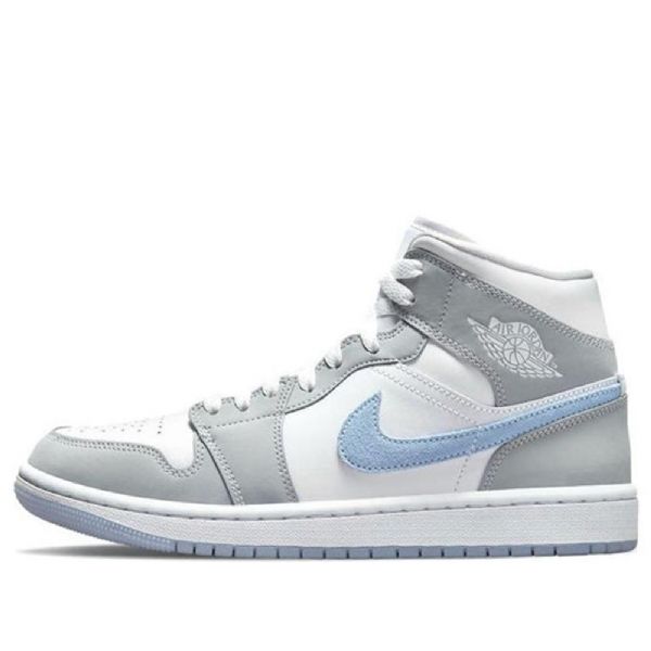 Nike Air Jordan 1 Mid Tops Retro Basketball Sko Til Damer Turkis