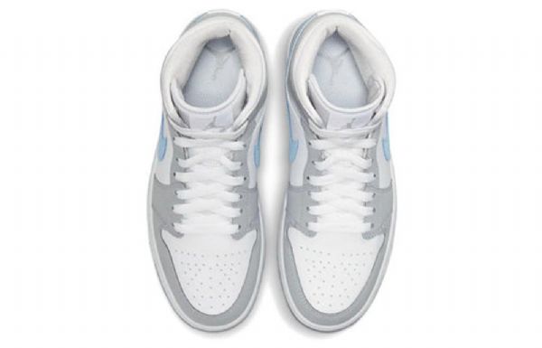 Nike Air Jordan 1 Mid Tops Retro Basketball Sko Til Damer Turkis