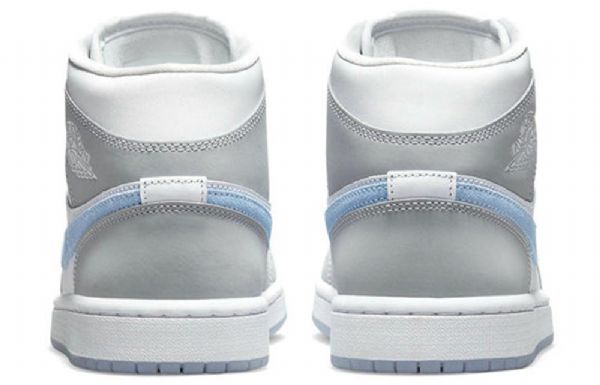 Nike Air Jordan 1 Mid Tops Retro Basketball Sko Til Damer Turkis