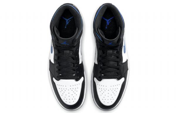 Nike Air Jordan 1 Mid Tops Retro Basketball Sko Til Mænd Blå