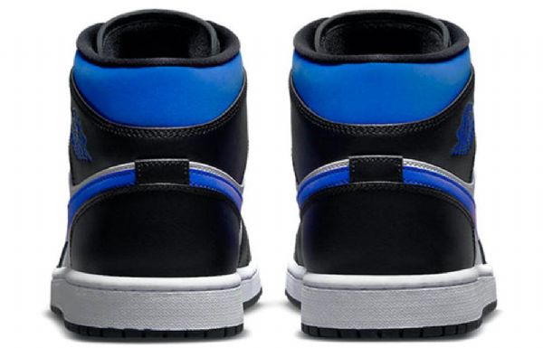 Nike Air Jordan 1 Mid Tops Retro Basketball Sko Til Mænd Blå