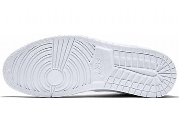Nike Air Jordan 1 Mid Tops Retro Basketball Sko Til Mænd Hvid