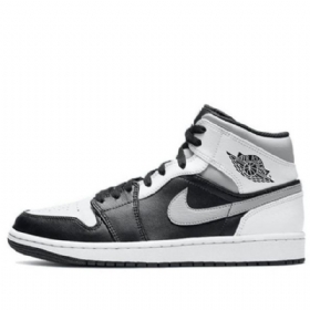 Nike Air Jordan 1 Mid Tops Retro Basketball Sko Til Mænd Hvid