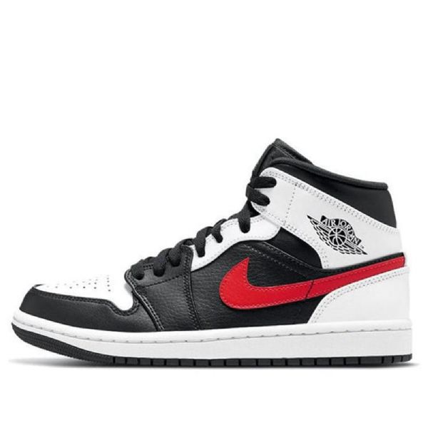Nike Air Jordan 1 Mid Tops Retro Basketball Sko Til Mænd Rød