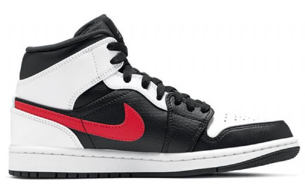 Nike Air Jordan 1 Mid Tops Retro Basketball Sko Til Mænd Rød