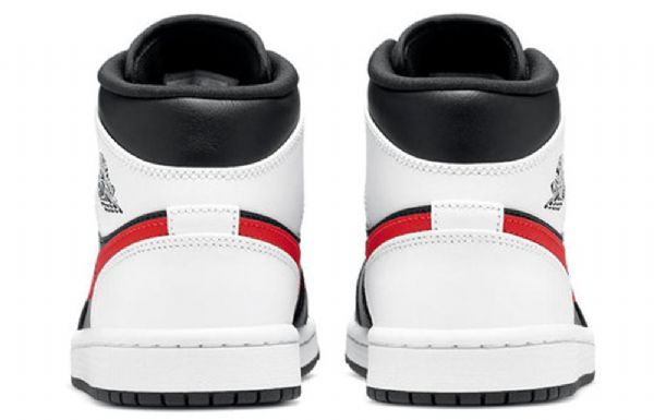 Nike Air Jordan 1 Mid Tops Retro Basketball Sko Til Mænd Rød