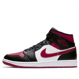 Nike Air Jordan 1 Mid Tops Retro Basketball Sko Til Mænd Rød