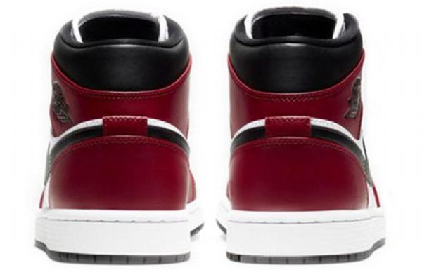 Nike Air Jordan 1 Mid Tops Retro Basketball Sko Til Mænd Sort