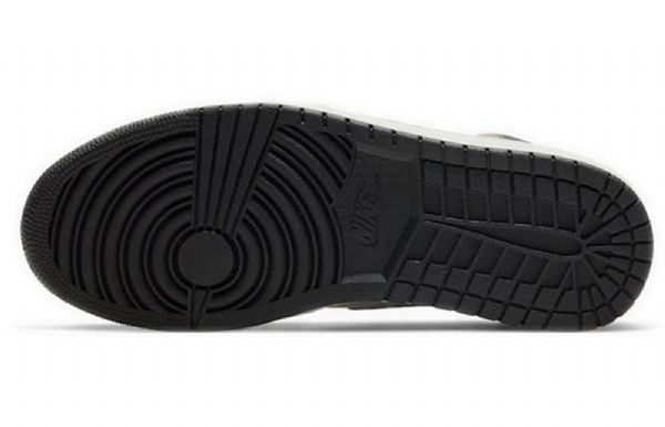 Nike Air Jordan 1 Mid Tops Retro Basketball Sko Til Mænd Sort Camouflage