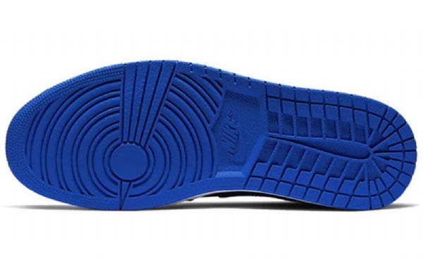 Nike Air Jordan 1 Mid Tops Retro Basketball Sko Til Mænd Sort Kongeblå