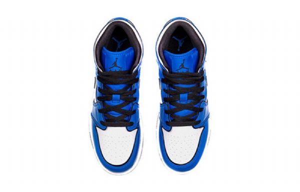 Nike Air Jordan 1 Mid Tops Se Gs Basketball Sko Til Mænd Blå