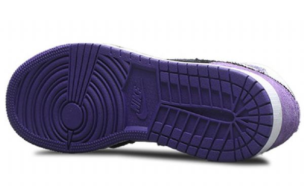 Nike Air Jordan 1 Mid Tops Se Gs Basketballsko Til Mænd Lilla