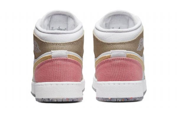 Nike Air Jordan 1 Mid Tops Se Gs Retro Basketball Sko Til Mænd Flerfarvet