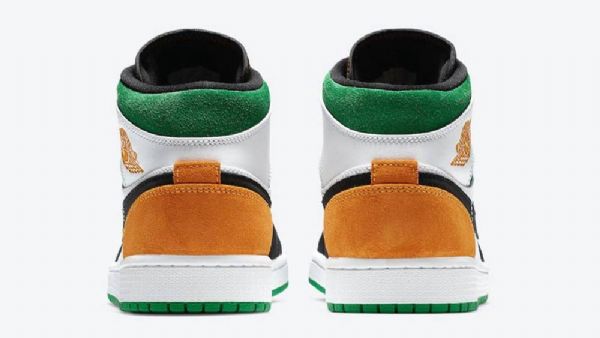 Nike Air Jordan 1 Mid Tops Se Oakland Sko Til Mænd Flerfarvet