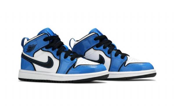 Nike Air Jordan 1 Mid Tops Se Ps Retro Basketball Sko Til Mænd Blå
