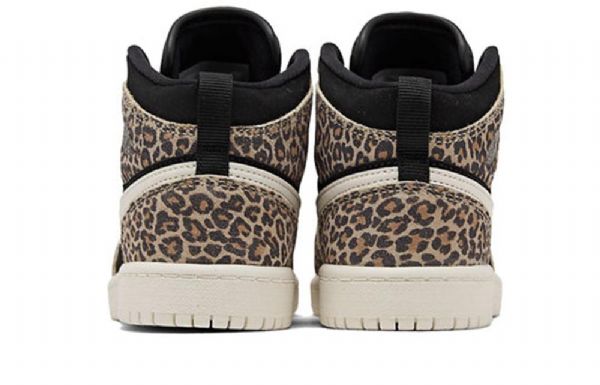 Nike Air Jordan 1 Mid Tops Se Ps Retro Basketball Sko Til Mænd Leopard