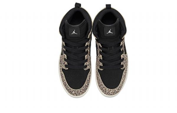 Nike Air Jordan 1 Mid Tops Se Ps Retro Basketball Sko Til Mænd Leopard