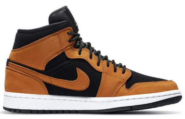 Nike Air Jordan 1 Mid Tops Se Retro Basketball Sko Til Damer Brun Hvid