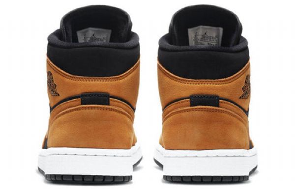 Nike Air Jordan 1 Mid Tops Se Retro Basketball Sko Til Damer Brun Hvid