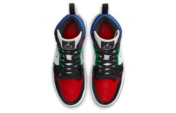 Nike Air Jordan 1 Mid Tops Se Retro Basketball Sko Til Damer Flerfarvet
