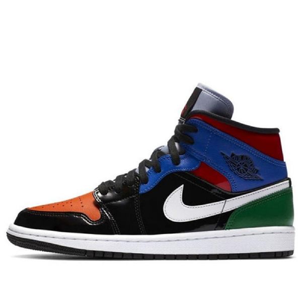 Nike Air Jordan 1 Mid Tops Se Retro Basketball Sko Til Damer Flerfarvet