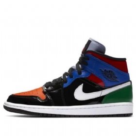 Nike Air Jordan 1 Mid Tops Se Retro Basketball Sko Til Damer Flerfarvet