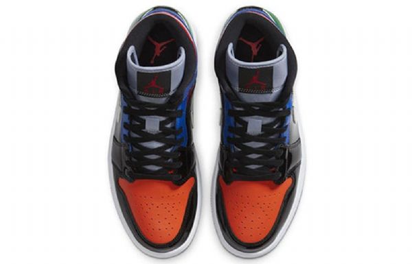 Nike Air Jordan 1 Mid Tops Se Retro Basketball Sko Til Damer Flerfarvet
