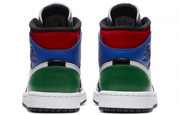 Nike Air Jordan 1 Mid Tops Se Retro Basketball Sko Til Damer Flerfarvet