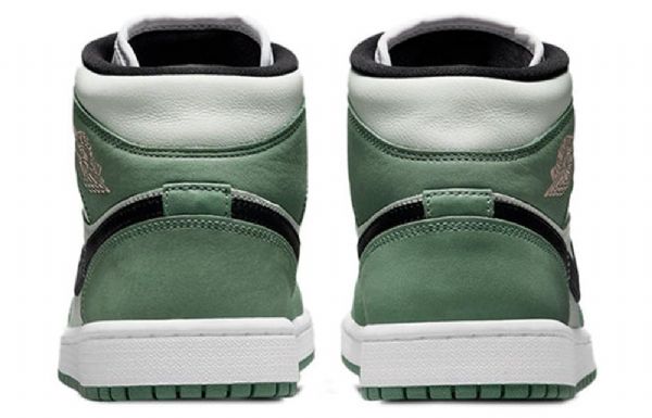 Nike Air Jordan 1 Mid Tops Se Retro Basketball Sko Til Damer Grøn