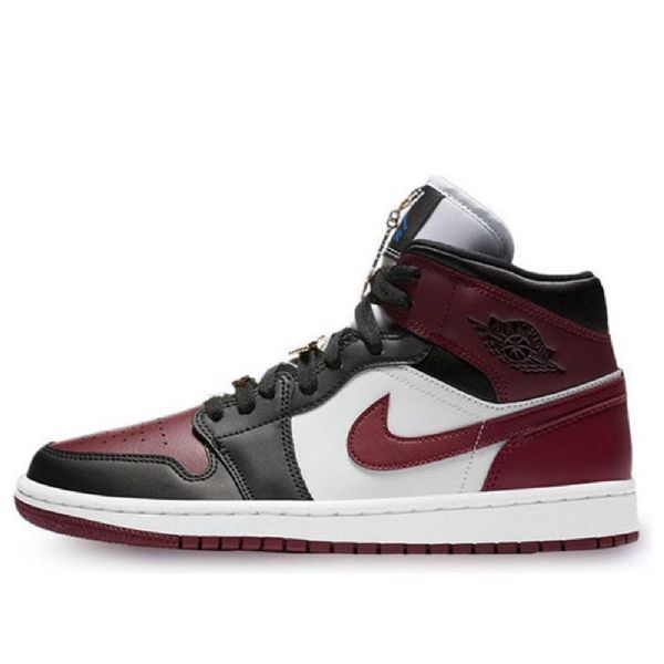 Nike Air Jordan 1 Mid Tops Se Retro Basketball Sko Til Damer Guld