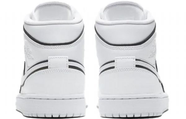 Nike Air Jordan 1 Mid Tops Se Retro Basketball Sko Til Damer Hvid