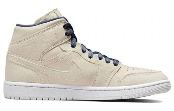 Nike Air Jordan 1 Mid Tops Se Retro Basketball Sko Til Damer Khaki