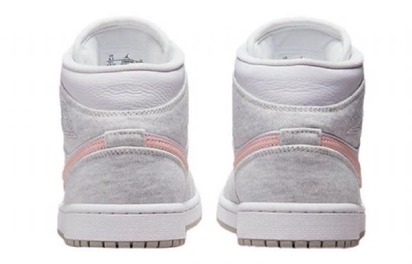 Nike Air Jordan 1 Mid Tops Se Retro Basketball Sko Til Damer Lysegrå