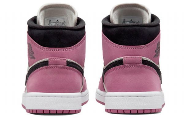 Nike Air Jordan 1 Mid Tops Se Retro Basketball Sko Til Damer Lyserød